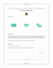 0.86 Ct. Emerald from Russia Appraisal