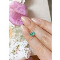 0.86 Ct. Emerald from Russia Life Style