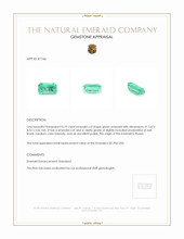 0.79 Ct. Emerald from Russia Appraisal