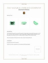 0.58 Ct. Emerald from Russia Appraisal