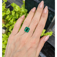 3.47 Ct. Emerald from Zambia Life Style