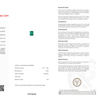 3.47 Ct. Emerald from Zambia Scan Report