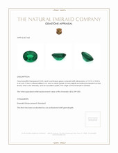 5.03 Ct. Emerald from Zambia Appraisal
