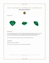 5.12 Ct. Emerald from Zambia Appraisal