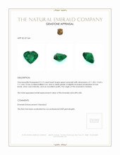 5.12 Ct. Emerald from Zambia Appraisal