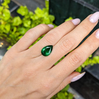 3.55 Ct. Emerald from Zambia Life Style