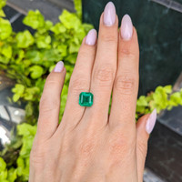 3.60 Ct. Emerald from Zambia Life Style