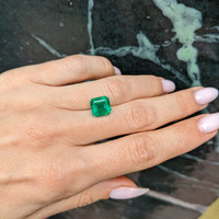 3.60 Ct. Emerald from Zambia Life Style