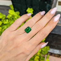 3.97 Ct. Emerald from Zambia Life Style