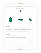 7.58 Ct. Emerald from Zambia Appraisal