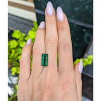 3.91 Ct. Emerald from Zambia Life Style