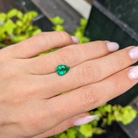 1.36 Ct. Emerald from Zambia Life Style