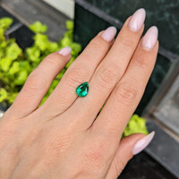 1.36 Ct. Emerald from Zambia Life Style
