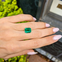 3.81 Ct. Emerald from Zambia Life Style