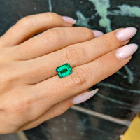 2.82 Ct. Emerald from Zambia Life Style