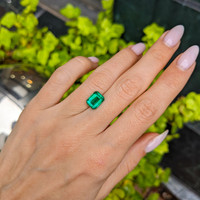 2.82 Ct. Emerald from Zambia Life Style