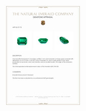3.42 Ct. Emerald from Zambia Appraisal