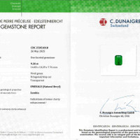 9.20 Ct. Emerald from Zambia Scan Report