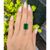 9.20 Ct. Emerald from Zambia Life Style