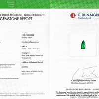 6.63 Ct. Emerald from Zambia Scan Report