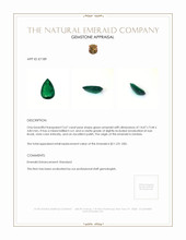 3.67 Ct. Emerald from Zambia Appraisal