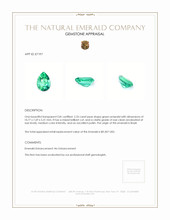 2.33 Ct. Emerald from Brazil Appraisal