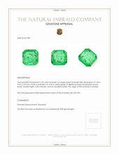 3.70 Ct. Emerald from Zambia Appraisal