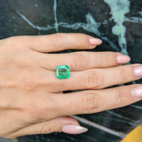 3.70 Ct. Emerald from Zambia Life Style