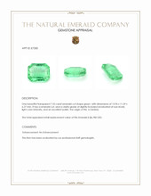 7.33 Ct. Emerald from Zambia Appraisal