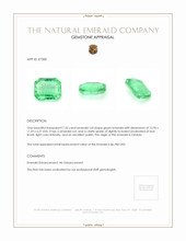 7.33 Ct. Emerald from Zambia Appraisal