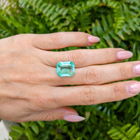 7.33 Ct. Emerald from Zambia Life Style