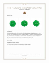 1.18 Ct. Cabochon Emerald from Afghanistan Appraisal