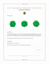 1.18 Ct. Cabochon Emerald from Afghanistan Appraisal