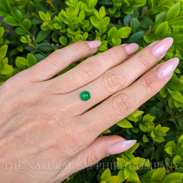 1.18 Ct. Cabochon Emerald from Afghanistan