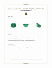1.83 Ct. Emerald from Zambia Appraisal