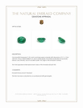 1.83 Ct. Emerald from Zambia Appraisal