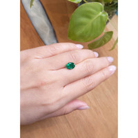 1.74 Ct. Emerald from Zambia Life Style