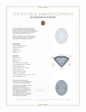 1.73 Ct. Emerald from Zambia 3 D Scan Report