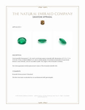 1.50 Ct. Emerald from Zambia Appraisal
