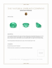 6.05 Ct. Emerald from Brazil Appraisal