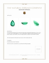 0.63 Ct. Emerald from Zambia Appraisal