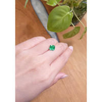 1.84 Ct. Emerald from Brazil Life Style