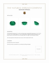 4.17 Ct. Emerald from Zambia Appraisal