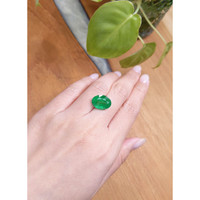 6.90 Ct. Emerald from Ethiopia Life Style