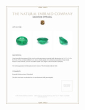 8.04 Ct. Emerald from Ethiopia Appraisal