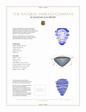 0.58 Ct. Emerald from Zambia 3 D Scan Report