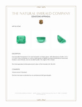 2.23 Ct. Emerald from Brazil Appraisal