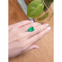 5.73 Ct. Emerald from Brazil Life Style