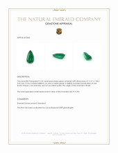 2.35 Ct. Emerald from Brazil Appraisal