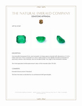 8.46 Ct. Emerald from Zambia Appraisal